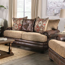 Fletcher Brown/Tan Love Seat - Star USA Furniture Inc