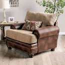 Fletcher Brown/Tan Chair - Star USA Furniture Inc