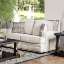 Osvaldo Ivory Love Seat - Star USA Furniture Inc