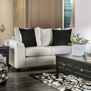 Barnett Ivory Love Seat - Star USA Furniture Inc