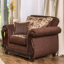 TABITHA Brown Chair, Brown - Star USA Furniture Inc