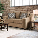 Sullivan Mocha Love Seat, Mocha - Star USA Furniture Inc