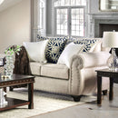 Sinatra Light Mocha/Navy/Champagne Love Seat - Star USA Furniture Inc