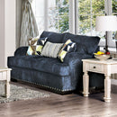 Jayda Navy Love Seat - Star USA Furniture Inc
