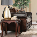 JAMAEL Brown/Espresso Love Seat - Star USA Furniture Inc