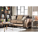 Benigno Brown Love Seat - Star USA Furniture Inc
