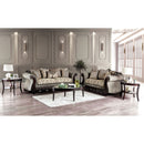 Justina Gray/Espresso Sofa + Love Seat - Star USA Furniture Inc