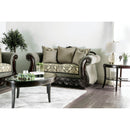 Justina Gray/Espresso Love Seat - Star USA Furniture Inc