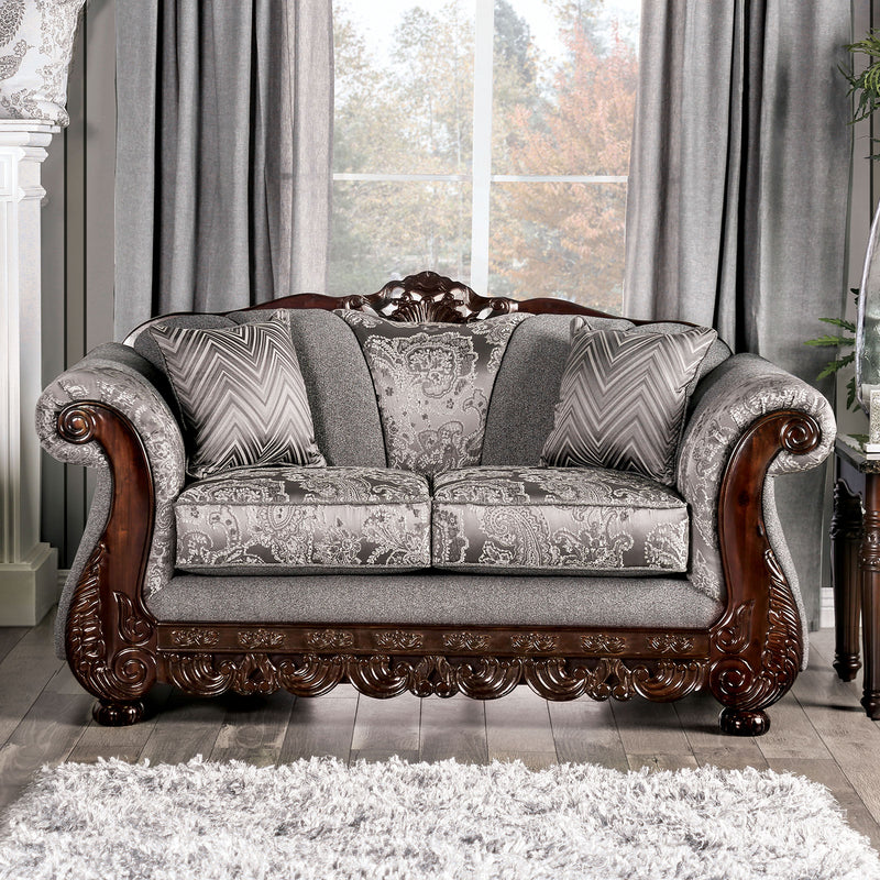 Newdale Gray Love Seat