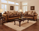 ISABELLA Camel, Dark Brown Sofa + Love Seat - Star USA Furniture Inc