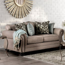 Jarauld Dark Taupe Love Seat - Star USA Furniture Inc