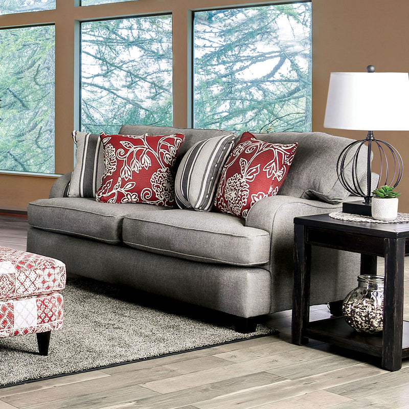 Ames Charcoal Love Seat