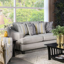 Wilkie Light Gray Love Seat - Star USA Furniture Inc