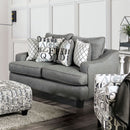 Verne Bluish Gray Love Seat - Star USA Furniture Inc