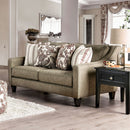 Fillmore Warm Gray Love Seat Cafe - Star USA Furniture Inc