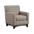 PARKER Gray/Pattern Chair, Crystal Pattern - Star USA Furniture Inc