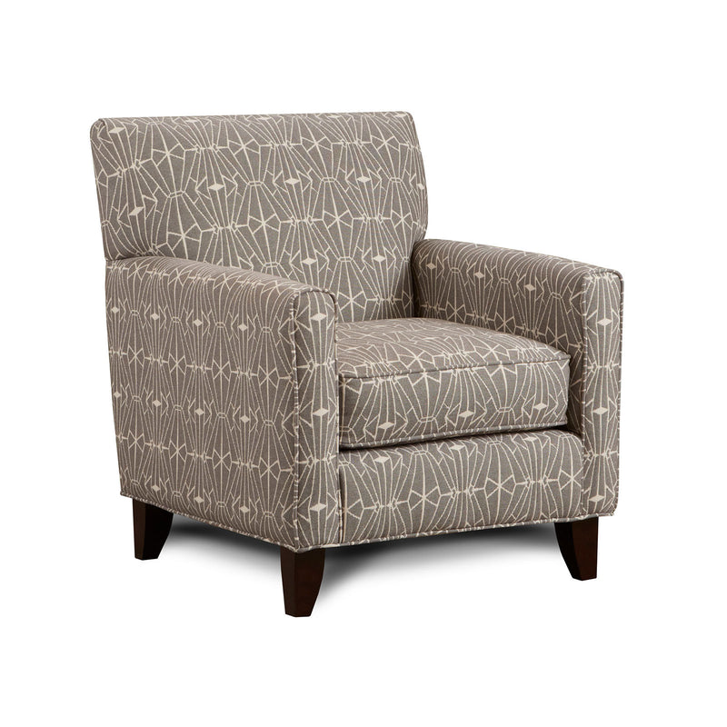 PARKER Gray/Pattern Chair, Crystal Pattern