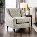 Dorset Light Gray/Pattern Square Chair - Star USA Furniture Inc