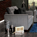 RAVEL I Gray Love Seat, Gray - Star USA Furniture Inc