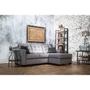 RAVEL II Gray Sectional, Gray - Star USA Furniture Inc